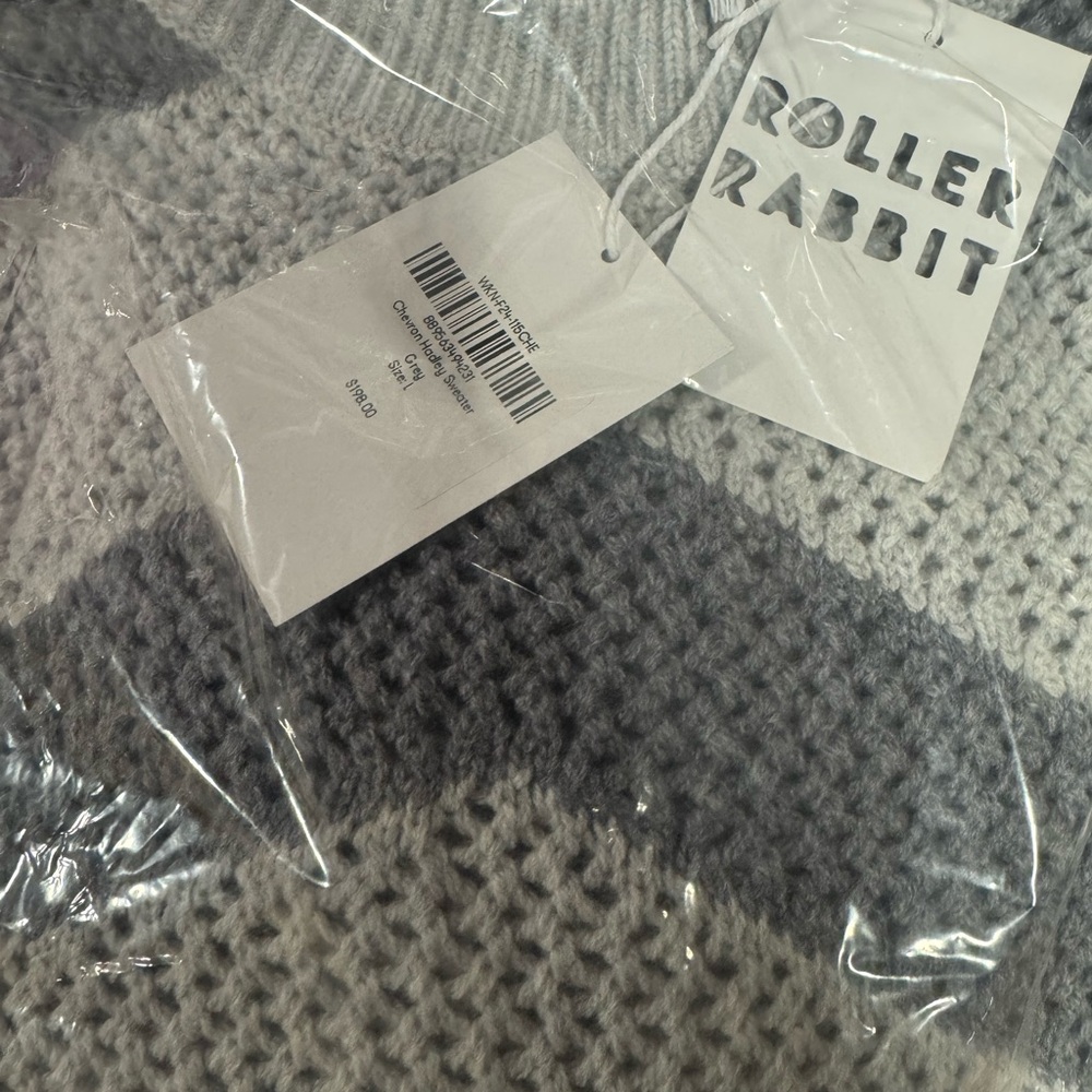 Roller Rabbit Gray Knit Sweater - Picture 3 of 3